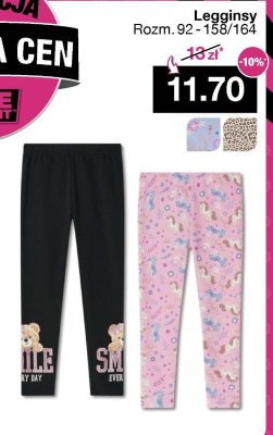 Legginsy różne wzory Rozm. 92-158/164 promocja w Woolworth