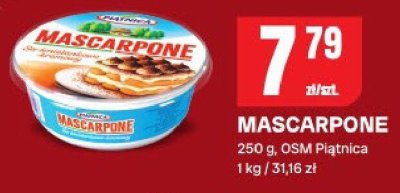Mascarpone OSM Piątnica promocja w Chorten