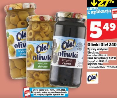 Oliwki Ole! 240 ml promocja w TOPAZ