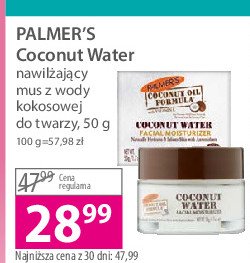 Mus z wody kokosowej do twarzy Palmer's promocja