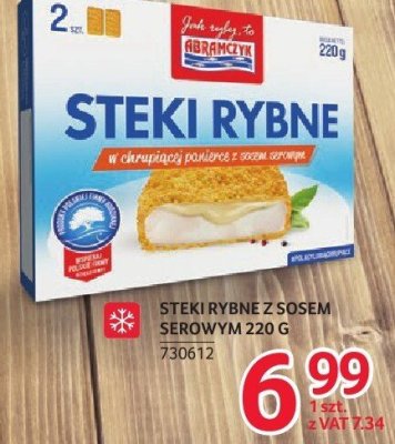 Steki rybne z sosem serowym promocja w Selgros