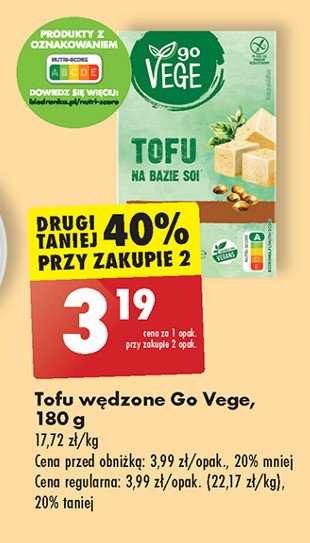 Tofu wędzone Govege promocja