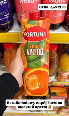 Napój bezalkoholowy mocktail aperol promocja w Dino