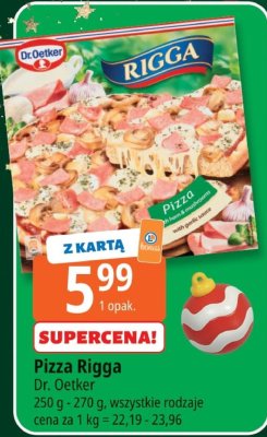 Pizza Rigga Dr. Oetker promocja w Leclerc