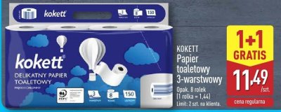 Papier toaletowy 3-warstwowy  promocja w Aldi