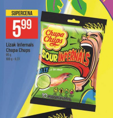 Lizaki lolly Chupa chups infernals promocja