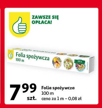 Folia spożywcza 100m Podniesiony kciuk promocja