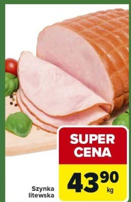 Szynka litewska promocja w Carrefour Express