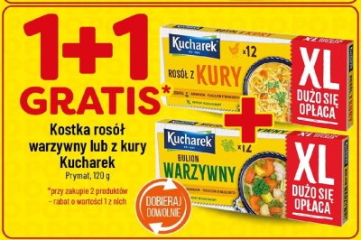 Kostka rosół warzywny lub z kury Kucharek Prymat promocja w POLOmarket
