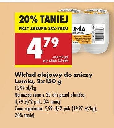 Wkład olejowy do zniczy Lumia promocja