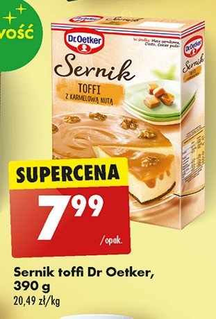 Sernik toffi z karmelową nutą Dr. oetker promocja