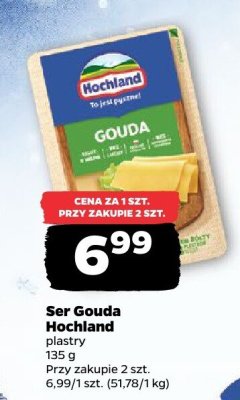 Ser Gouda plastry promocja w Netto