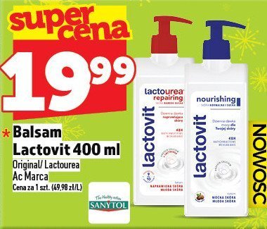 Balsam Lactovit 400 ml Original/Ac Marca promocja w TOPAZ