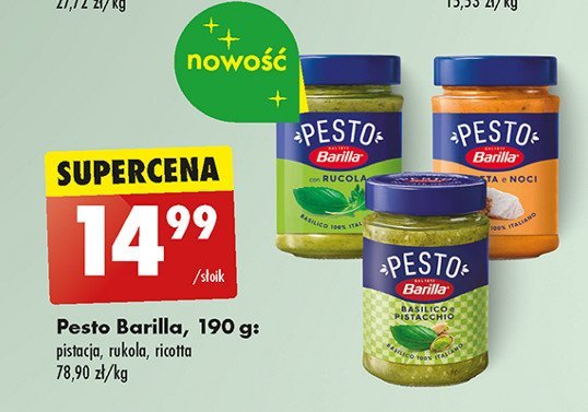 Pesto basilico Barilla promocja