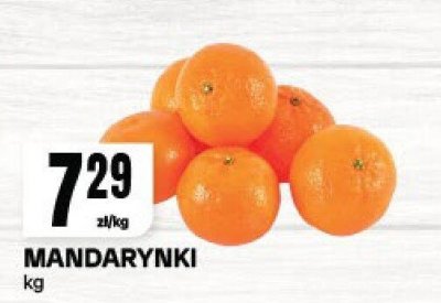 Mandarynki skrzynka promocja w Chorten