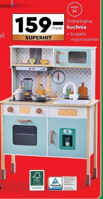 Drewniana kuchnia promocja w Biedronka
