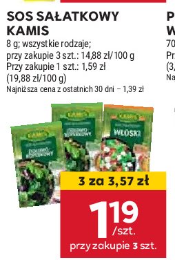 Sos sa艂atkowy koperkowo-zio艂owy Kamis promocja