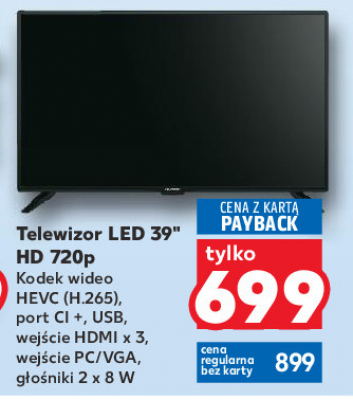 Telewizor led 39" promocja