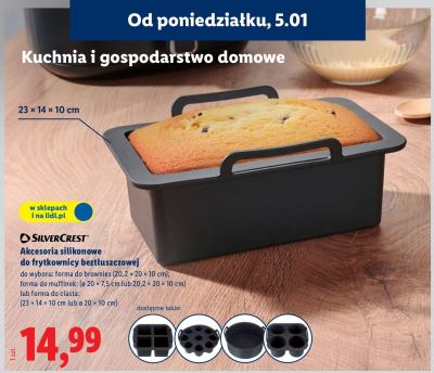 Akcesoria silikonowe do frytownicy beztłuszczowej  promocja w Lidl