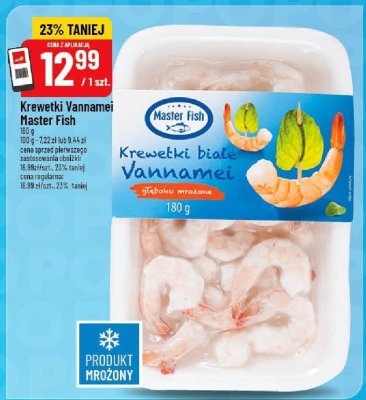 Krewetki białe Vannamei Master Fish promocja w POLOmarket