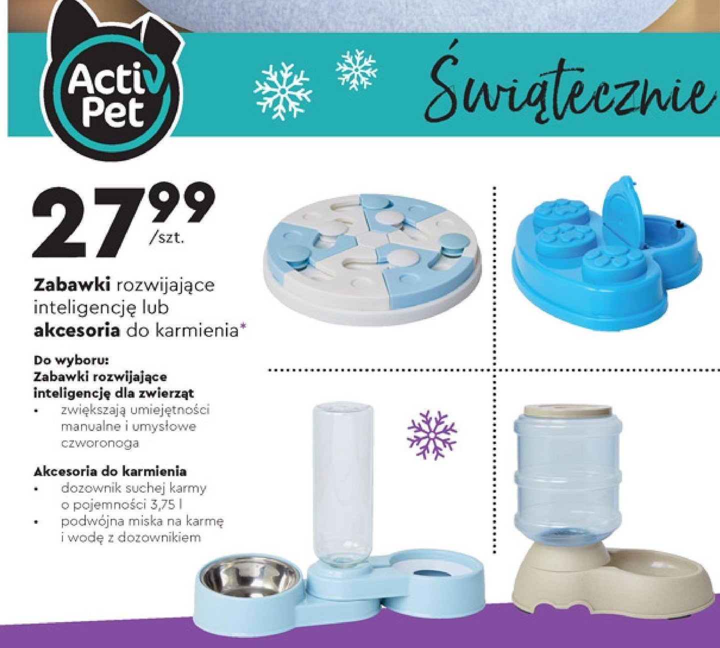 Zabawka interaktywna Activ pet promocja