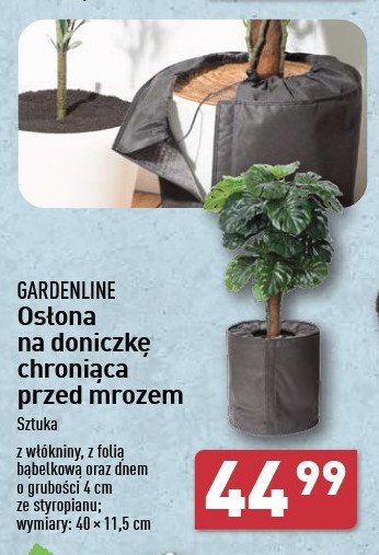 Osłona na doniczkę 40 x 11.5 cm GARDEN LINE promocja