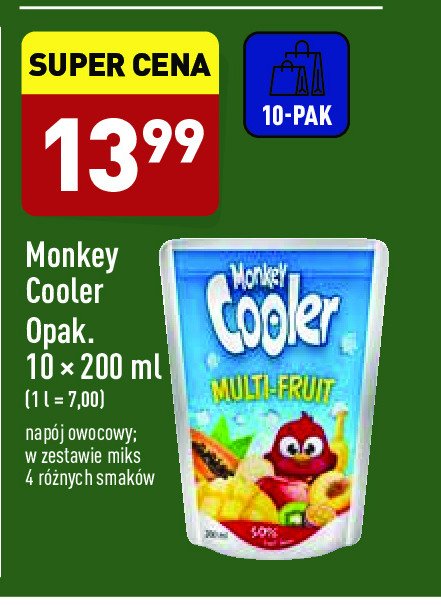 Napój multiwitamina Monkey cooler promocja
