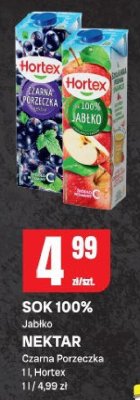 Sok 100% Nektar Czarna Porzeczka Jabłko promocja w Chorten