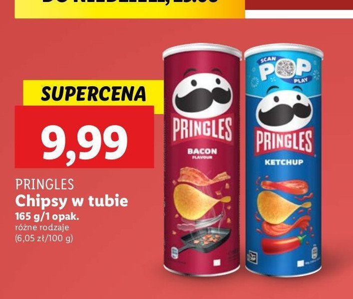 Chipsy pringles bekonowe Pringles promocja