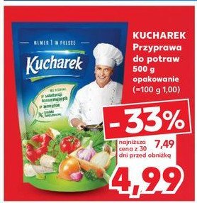 Przyprawa do potraw Kucharek promocja w Kaufland