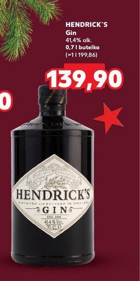 Gin Hendrick's gin promocja w Kaufland