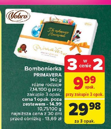 Bombonierka Vobro prima vera promocja