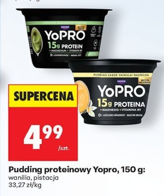 Pudding proteinowy wanilia 150 g promocja w Biedronka
