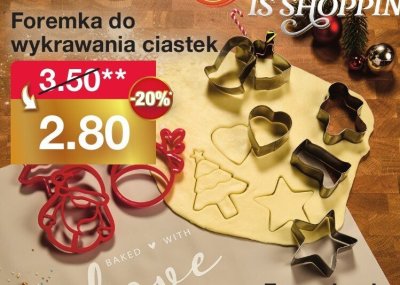 Foremka do wykrawania ciastek promocja w Woolworth