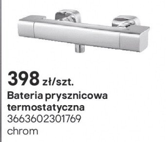 Bateria prysznicowa termostatyczna GoodHome Teesta promocja w Castorama