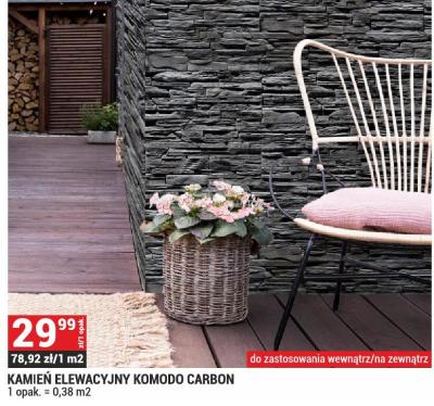 Kamień dekoracyjny elewacyjny Komodo Carbon promocja w Merkury Market