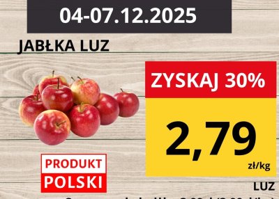 Jabłka luz promocja w Supeco