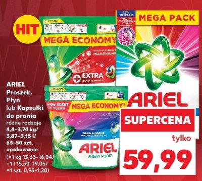 Proszek do prania ARIEL  promocja w Kaufland
