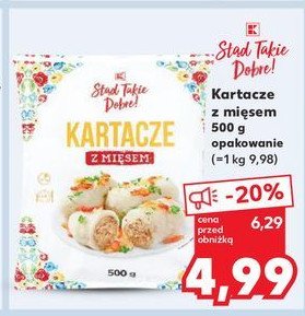 Kartacze z mięsem K-classic stąd takie dobre! promocja w Kaufland