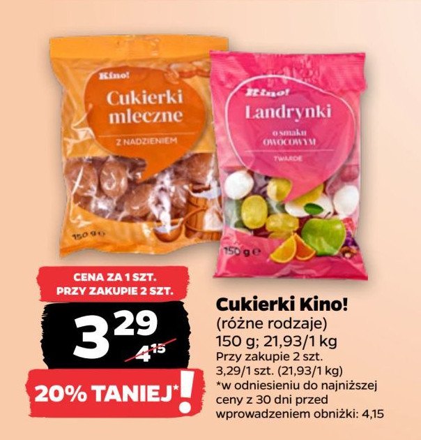 Landrynki owocowe promocja