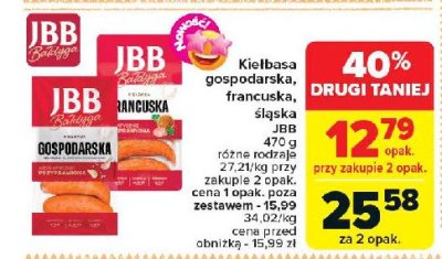 Kiełbasa francuska Jbb bałdyga promocja