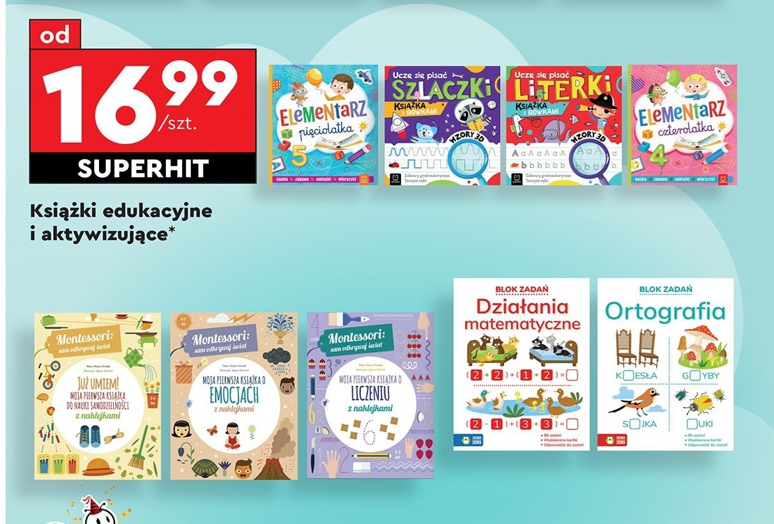 Montessori - moja pierwsza książka - liczenie promocja