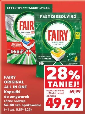 Kapsułki do zmywarek all in one promocja w Kaufland