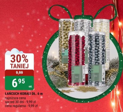 Łańcuch korali dł. 6 m promocja w bi1