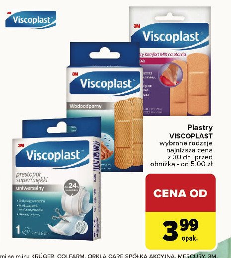 Plastry na stopę Viscoplast promocja w Carrefour