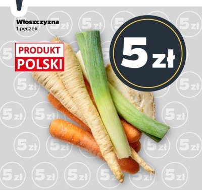 Włoszczyzna 1 pęczek promocja w Netto