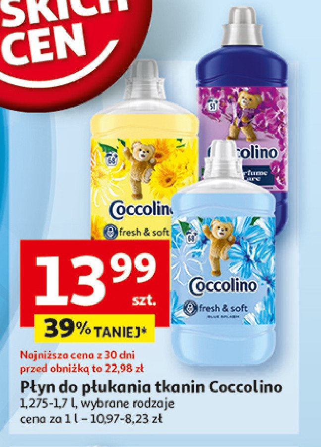 Płyn do płukania purple orchid & blueberries Coccolino perfume & care promocja w Auchan