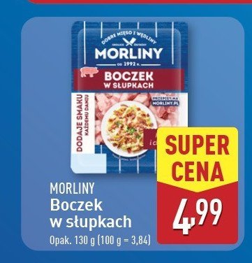 Boczek w słupkach Morliny promocja
