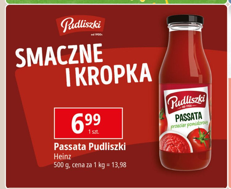 Passata Pudliszki promocja w Leclerc