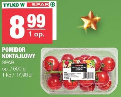 Pomidor koktajlowy SPAR promocja w SPAR